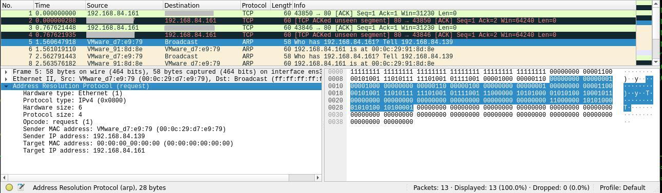 ARP Broadcast packet