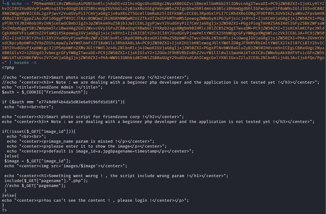 decoding the php dashboard file